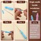 45 Pcs Needle Felting Tools, 4 Size 40 Pcs Wool Felting Needles with Plastic Handles, Needle Felting Supplies for Adult DIY Felting Wool Craft